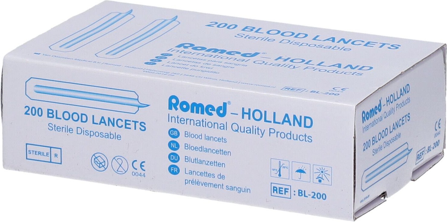 Blutlanzetten steril einzeln 200 St Lanzetten