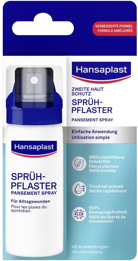 Hansaplast Zweite Haut Schutz Sprüh-Pflaster 40 ml Sprühflasche