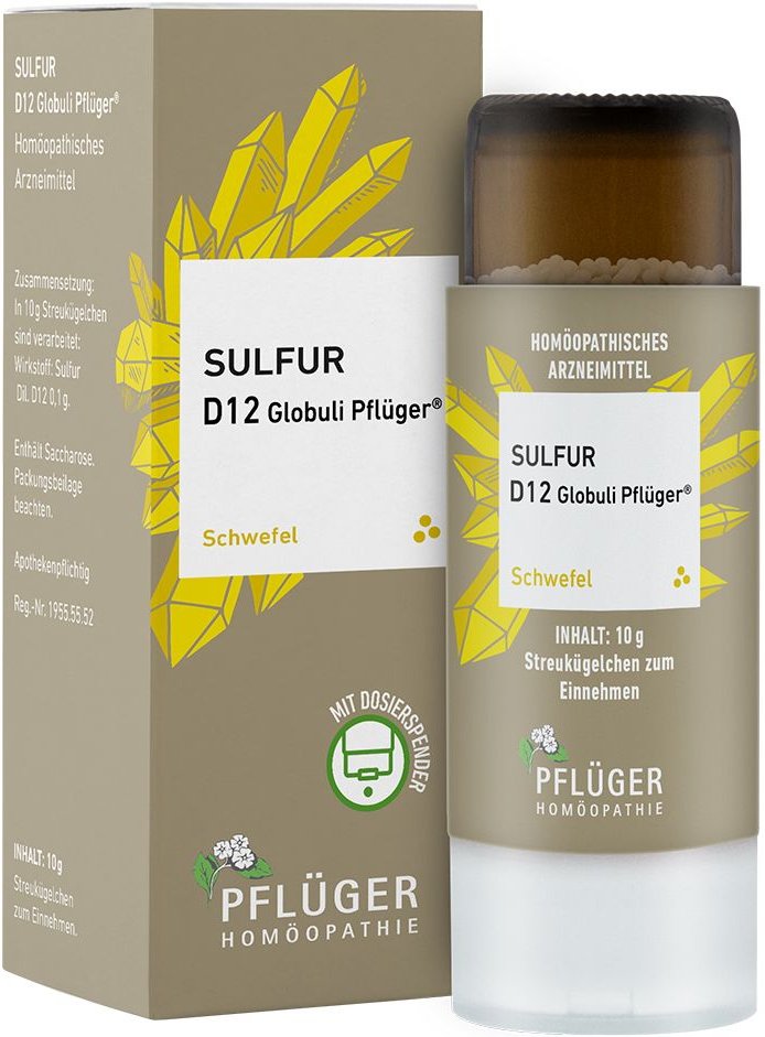 Sulfur D12 Globuli Pflüger Dosierspender