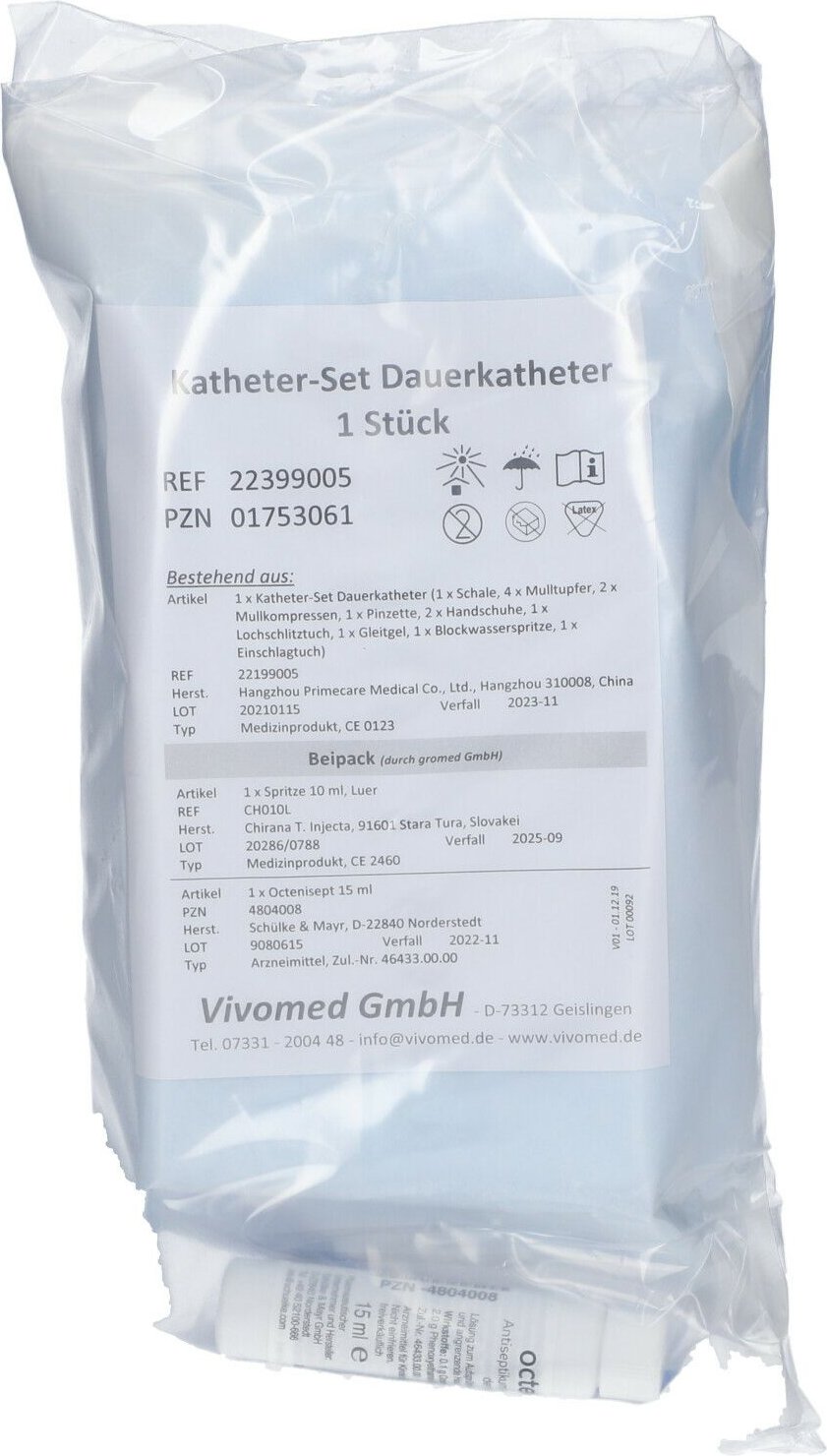 Thumbnail - Katheter-Set DK 1 St Kombipackung