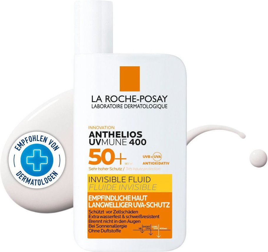 Thumbnail - 2x La Roche Posay Anthelios Invisible Fluid LSF 50+ 2x50 ml Flüssigkeit