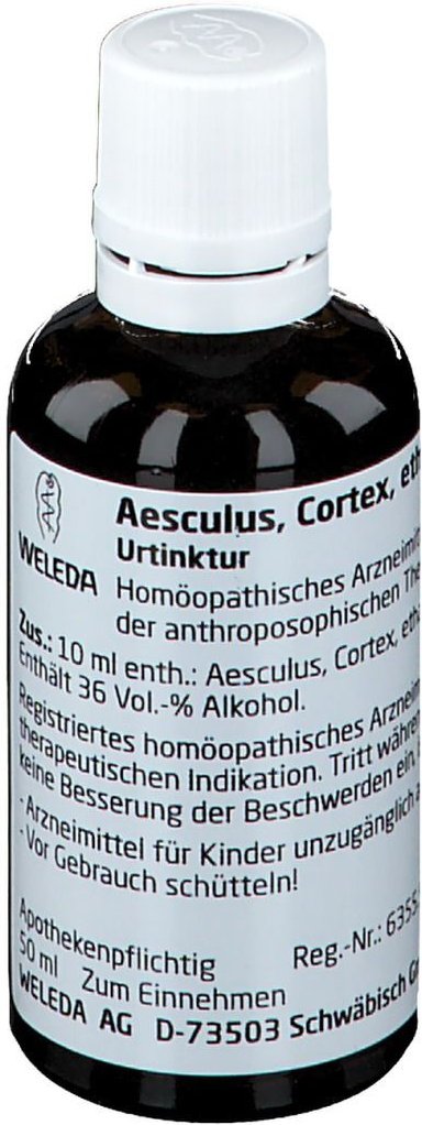 Thumbnail - Aesculus Cortex äth.Decoct.Urtinktur D 1 50 ml Dilution