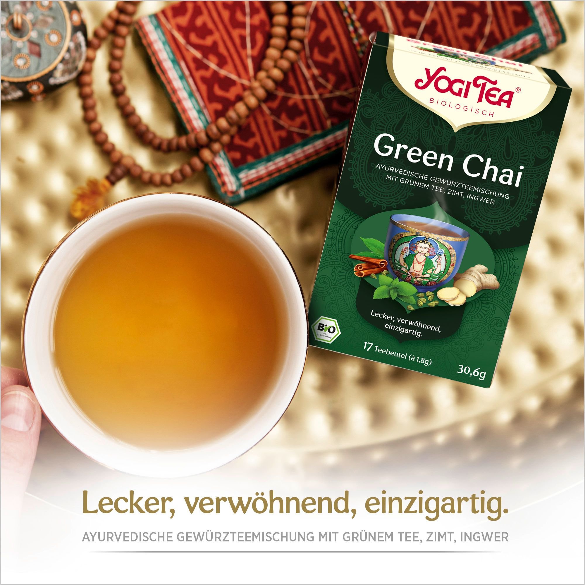 Yogi TEA Green Chai Bio Filterbeutel 17x1,8 g