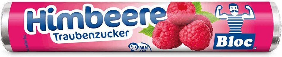 Bloc Traubenzucker Himbeer Rolle 42 g Bonbons