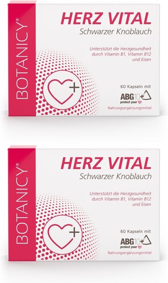 Herz Vital schwarzer Knoblauch Kapseln 2x 2x60 St