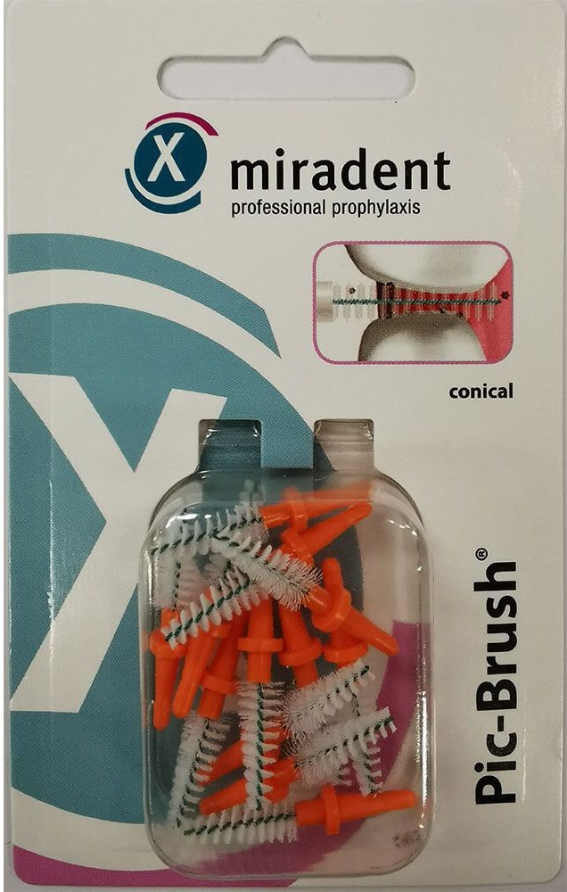 Thumbnail - PIC Brush Interdentalb.Ersatzb.3-5 mm kon.orange 12 St Zahnbürste