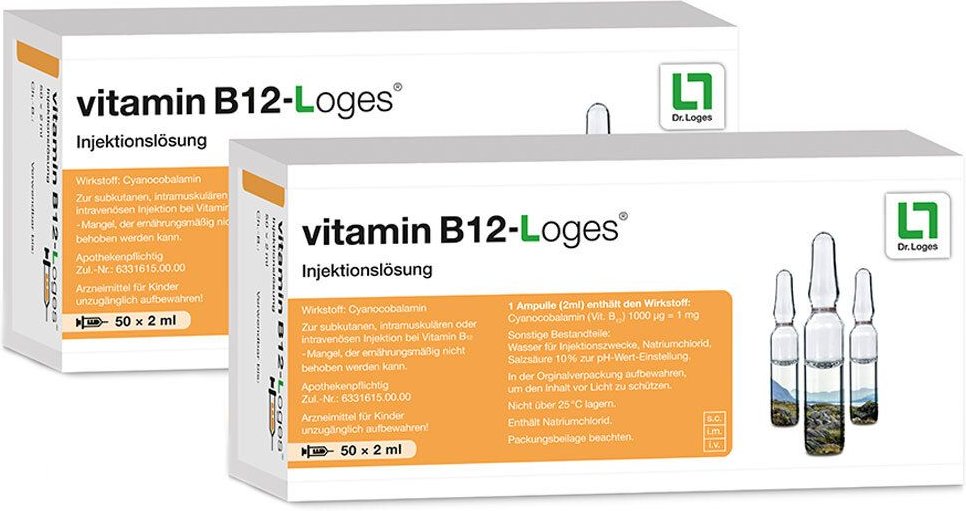 Vitamin B12-Loges Injektionslösung Ampullen 100x2 ml