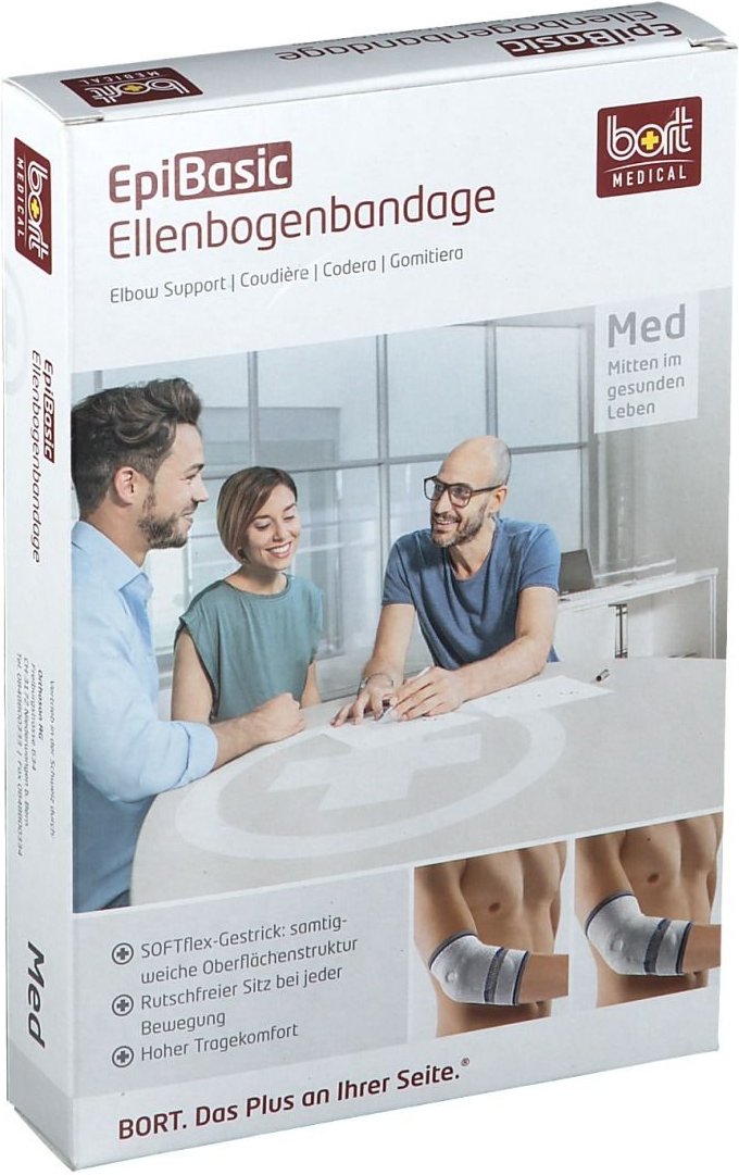 Bort EpiBasic Bandage XL silber 1 St Bandage(s)