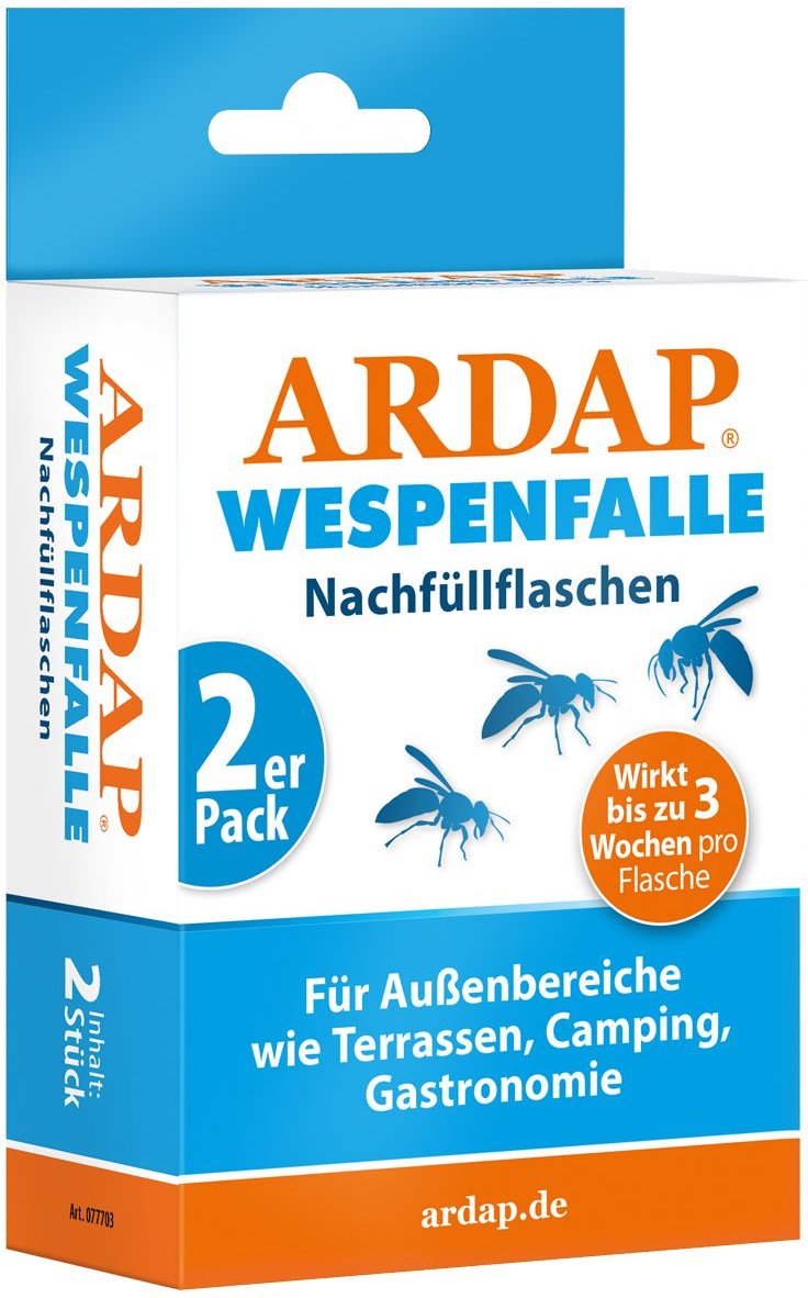 Ardap Wespenfalle Nachfüller 2x125 ml Keine Angabe
