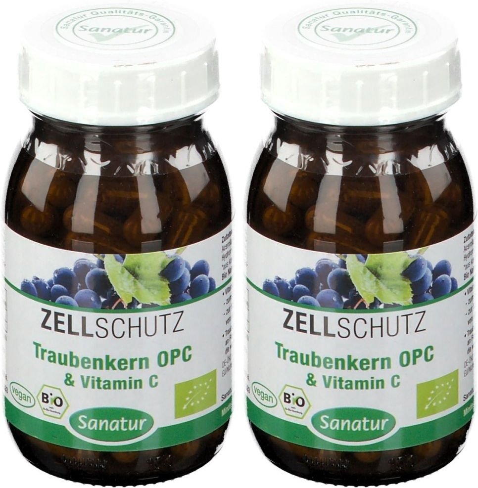 OPC Traubenkern & VIT C Bio 2x 2x90 St Kapseln
