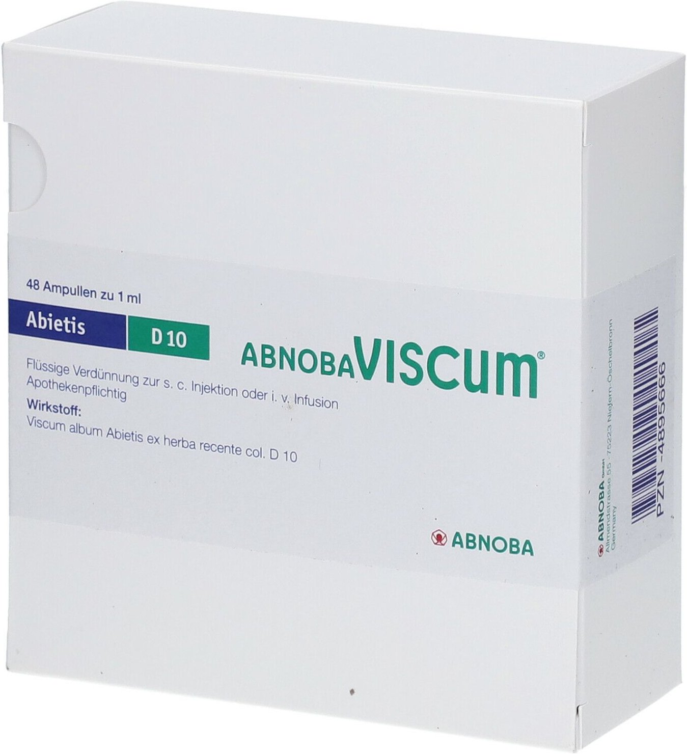 Abnobaviscum Abietis D 10 Ampullen 48 St