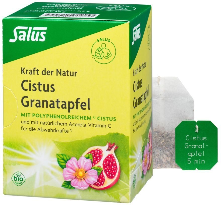 Cistus Granatapfel Tee Kraft der Natur Salus Fbtl. 15 St Filterbeutel