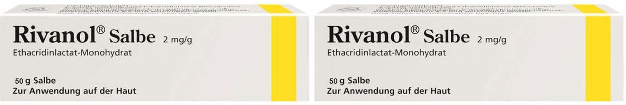 Rivanol Salbe 2x 2x50 g