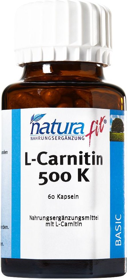 Naturafit L-Carnitin 500 K Kapseln 60 St