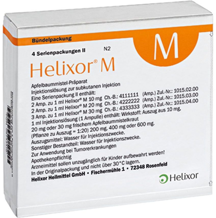 Helixor M Serienpackung II Ampullen 4x7 St