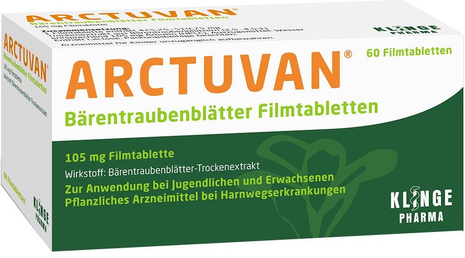 Arctuvan Bärentrauben Filmtabletten 60 St