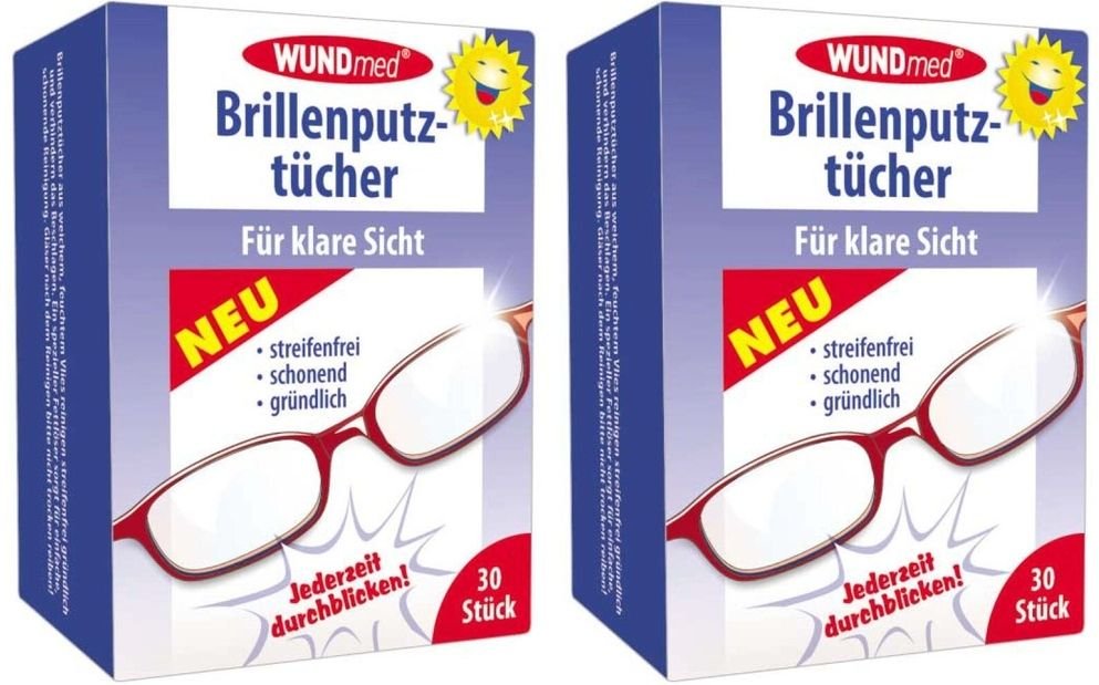 Brillenputztuecher x2 2x30 St Tücher