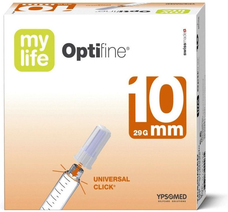 Mylife Optifine Pen-Nadeln 10 mm 100 St Kanüle