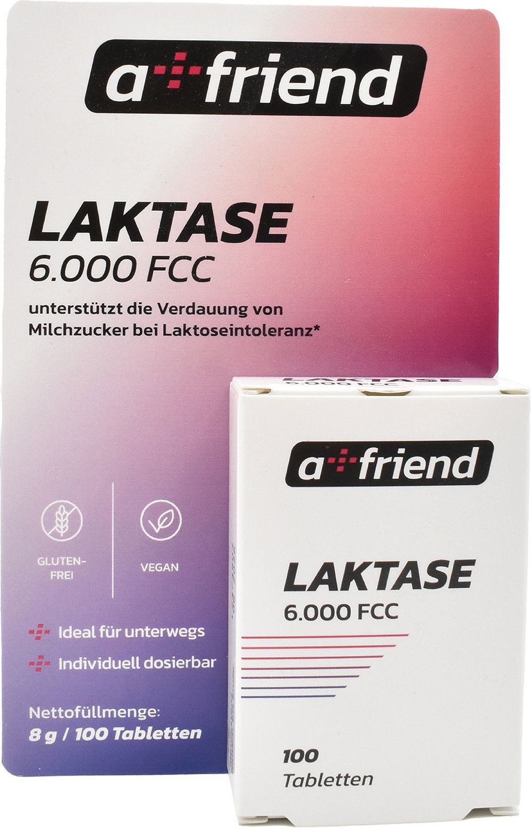 A Friend Laktase 6.000 FCC bei Laktoseintol.Tabl. 100 St Tabletten