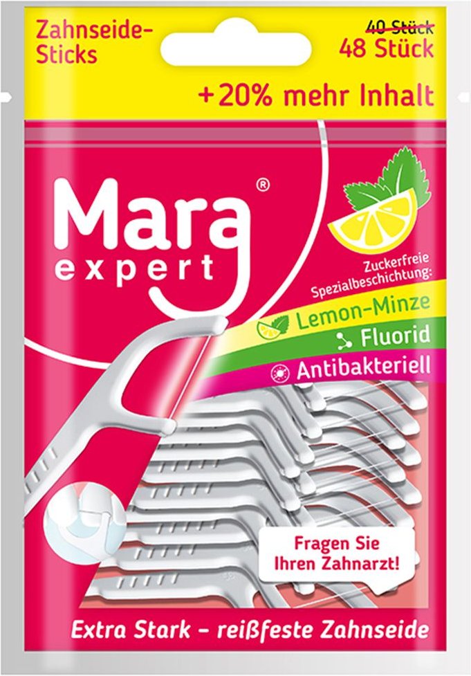 Thumbnail - Mara Expert Floss Pick 40+8 Stück St Zahnbürste