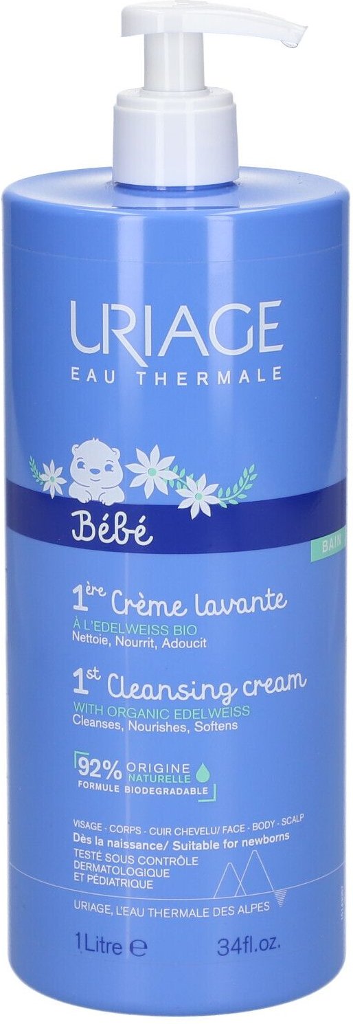 Thumbnail - Uriage Baby 1st Cleansing Cream with Organic Edelweiss Nieuwe Formule 1l 1 l Creme