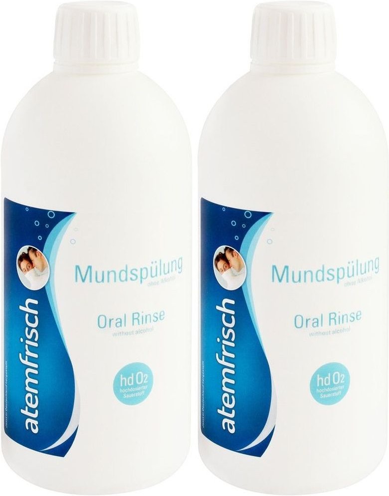 Atemfrisch Mundspülung 2x 2x500 ml Mundwasser