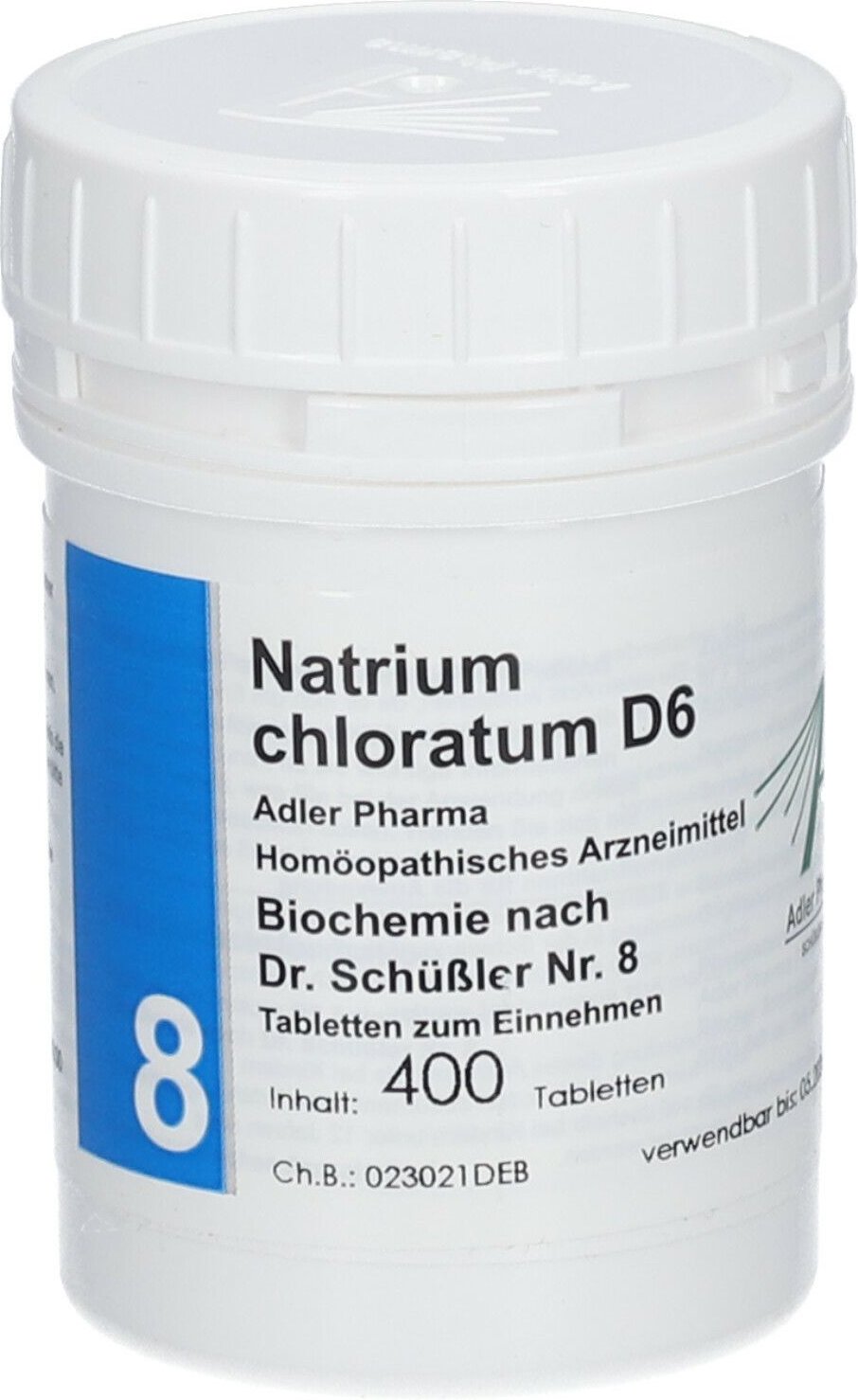 Thumbnail - Biochemie Adler 8 Natrium chloratum D 6 Tabletten 400 St
