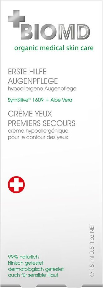 BioMD Erste Hilfe hypoallergene Augenpflege Creme 15 ml