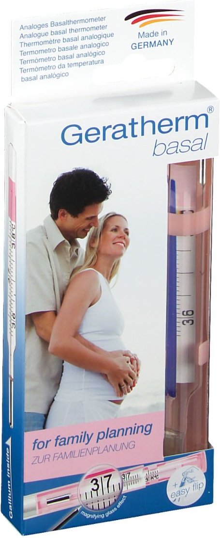 Geratherm basal anaLoges Zyklusthermometer 1 St Thermometer