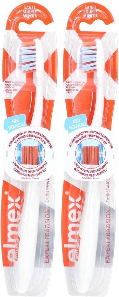 ELMEx ExPERT Praezi Zahnsp x2 2x1 St Zahnbürste