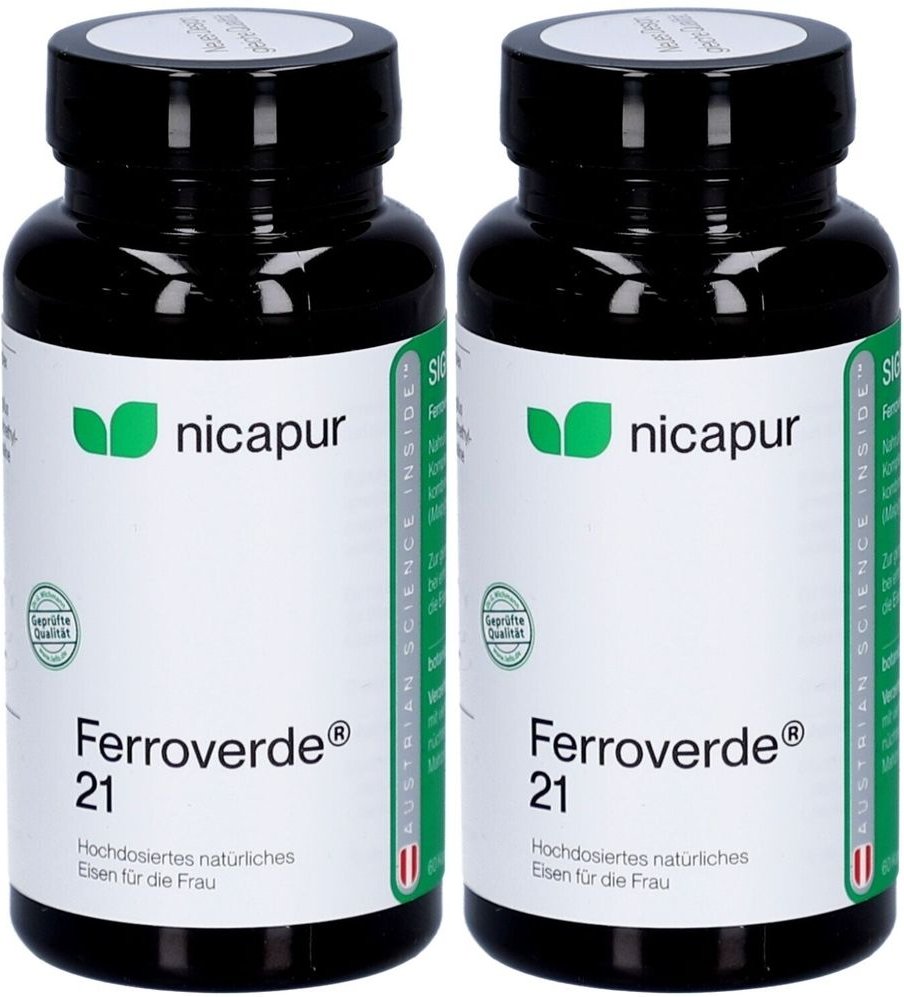 Nicapur Ferroverde 21 Kapseln 2x 2x60 St