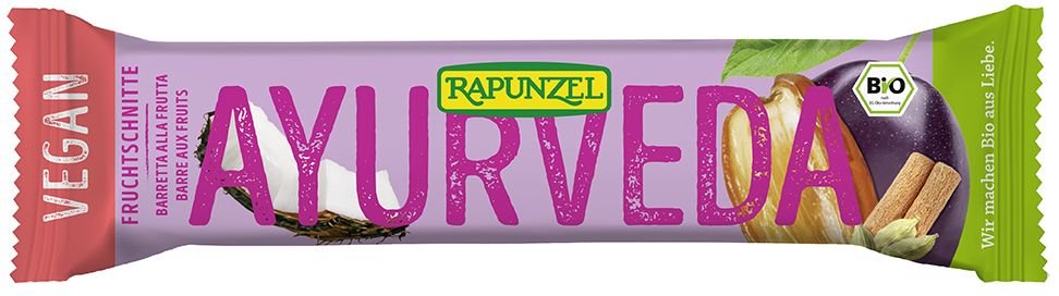 Rapunzel Fruchtschnitte Ayurveda Bio 40 g Riegel