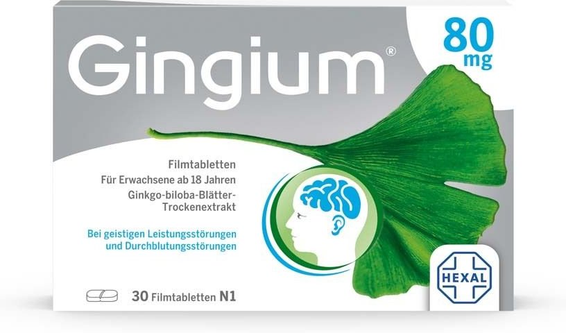 Gingium 80 mg Filmtabletten