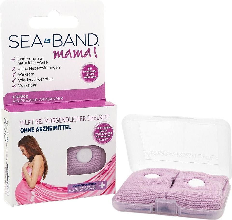 Sea-Band mama Akupressurband f.Schwangere 2 St Bänder