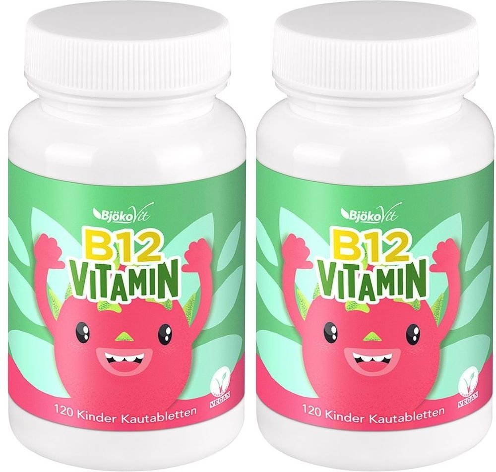 2x Vitamin B12 Kinder Kautabletten vegan 2x120 St