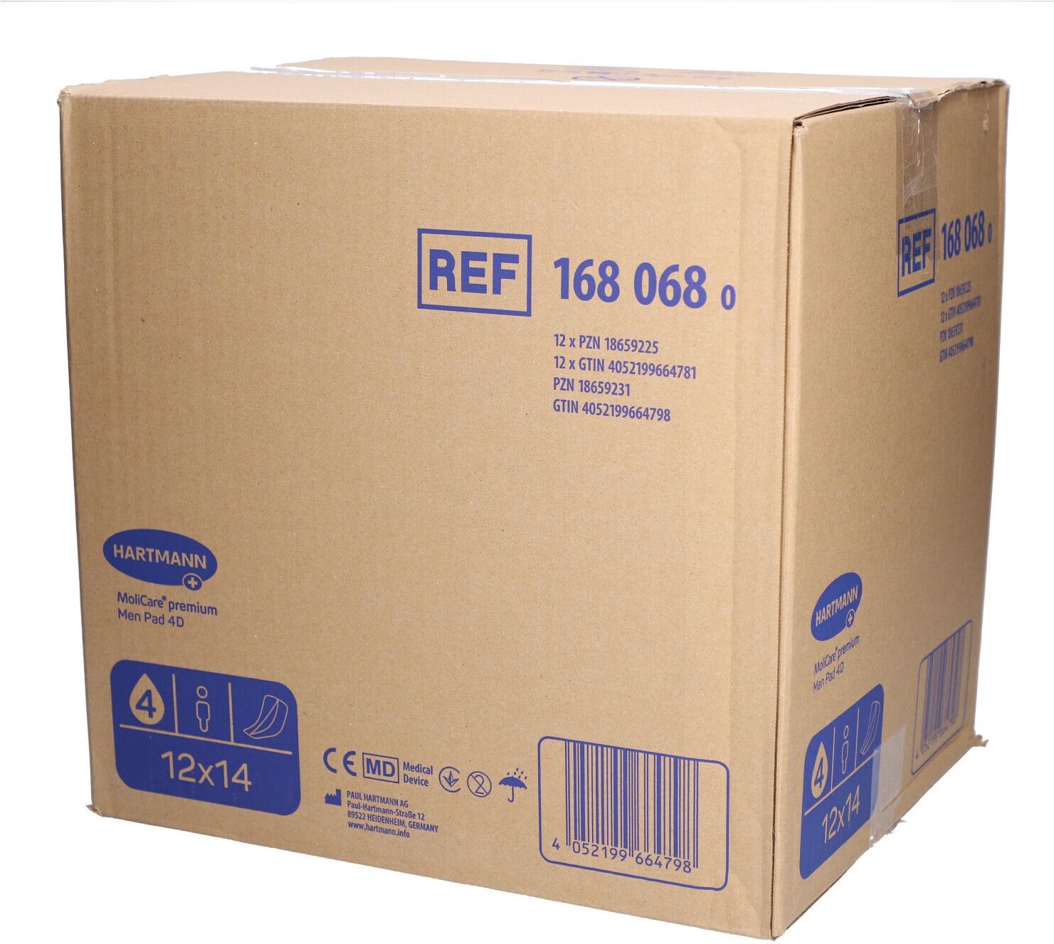 Molicare Premium MEN Pad 4 Tropfen 12x14 St Einlagen