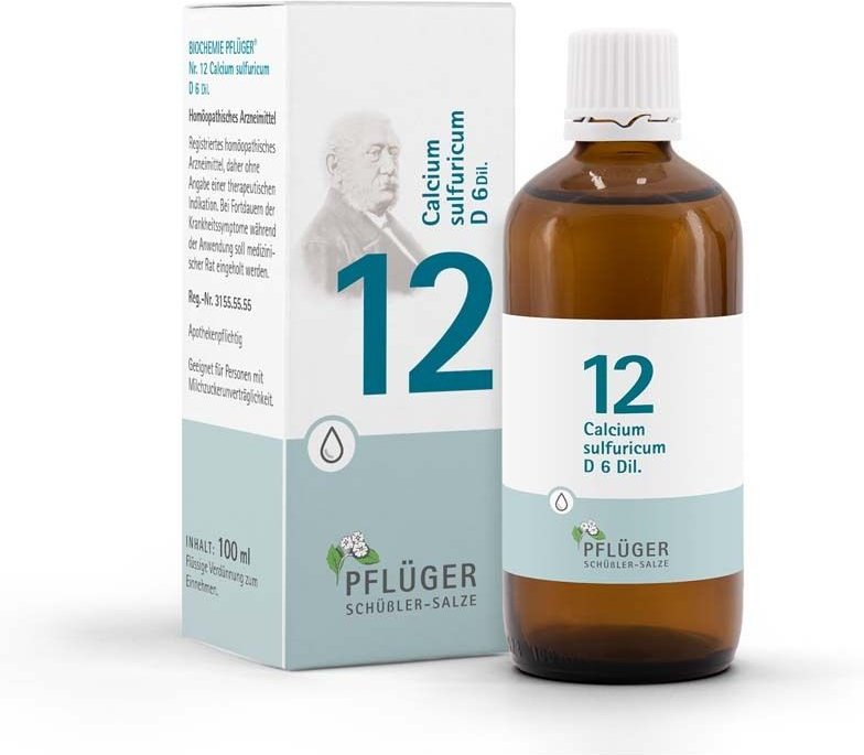 Biochemie Pflüger 12 Calcium sulfuricum D 6 Tropf. 100 ml Tropfen