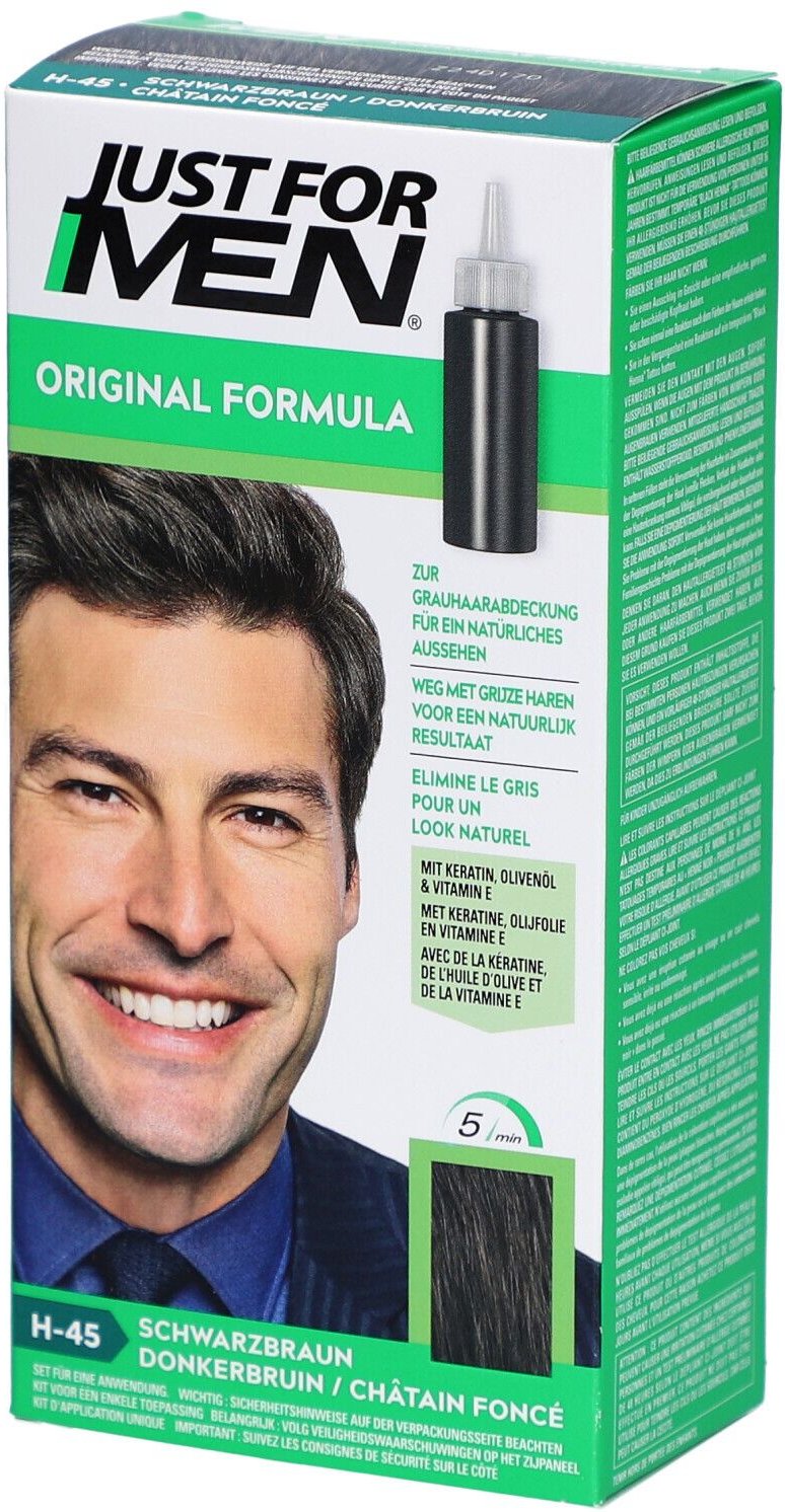 Just for men Tönungsshampoo schwarzbraun 60 ml Shampoo