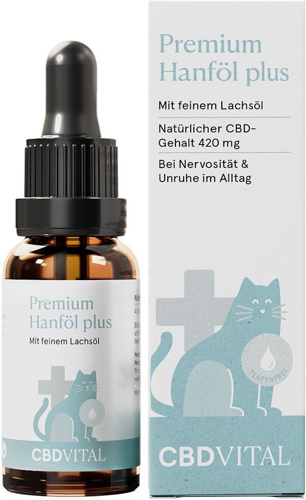 CBD Vital Hanföl Tropfen f.Katzen 20 ml