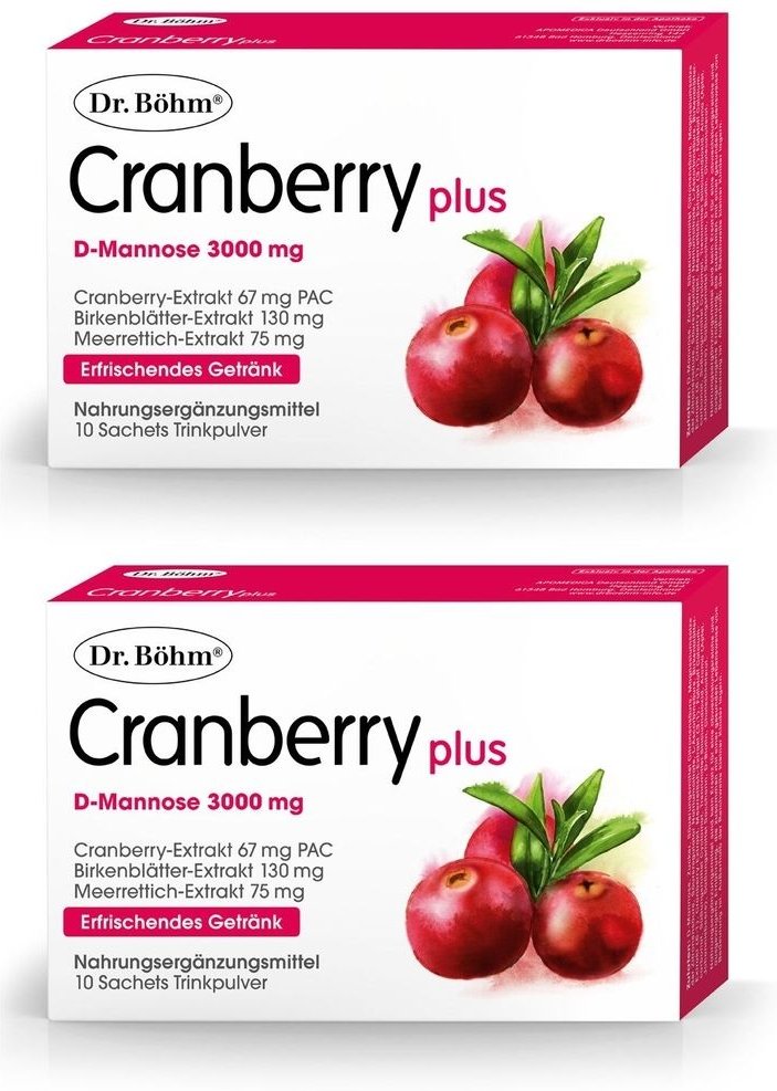 Dr.böhm Cranberry plus Granulat 2x 2x10 St