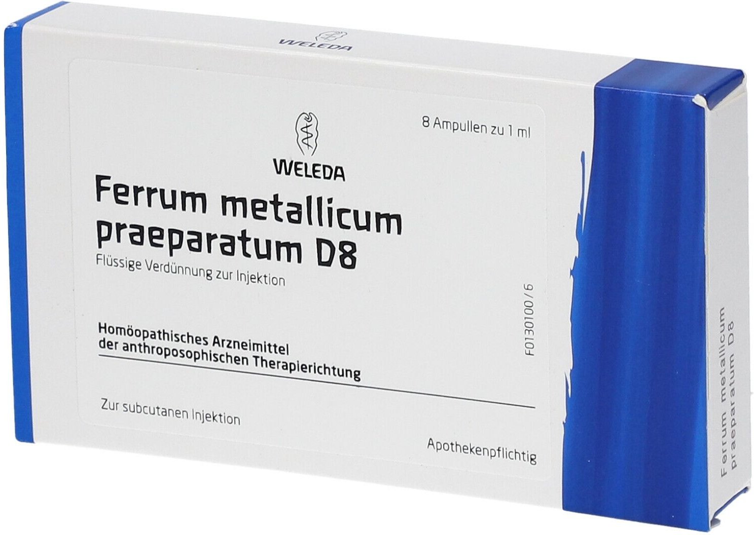 Ferrum Metallicum Praeparatum D 8 Ampullen 8x1 ml