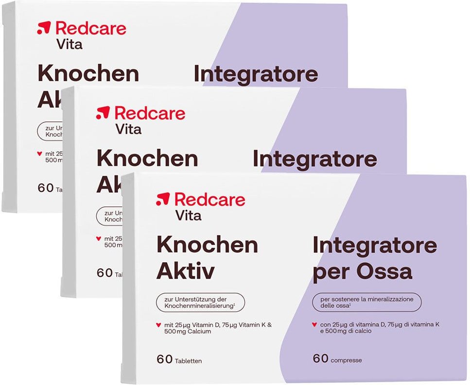 Knochen Aktiv RedCare 3er-Pack 3x60 St Tabletten