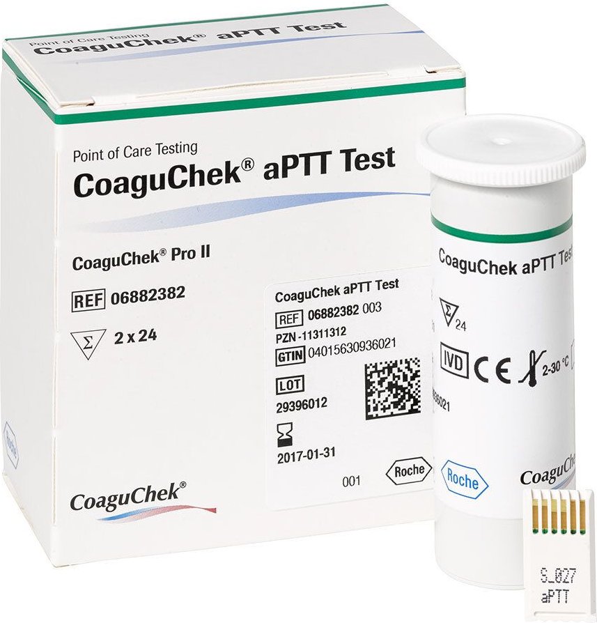 Coaguchek aPTT Test 2x24 St Teststreifen