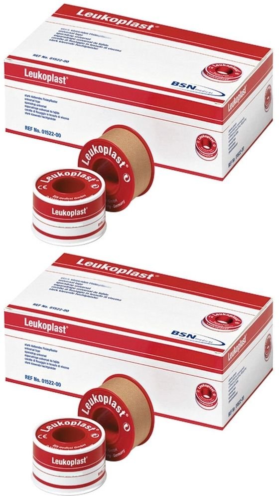 Leukoplast 5 cmx5 m 2x 2x1 St Pflaster
