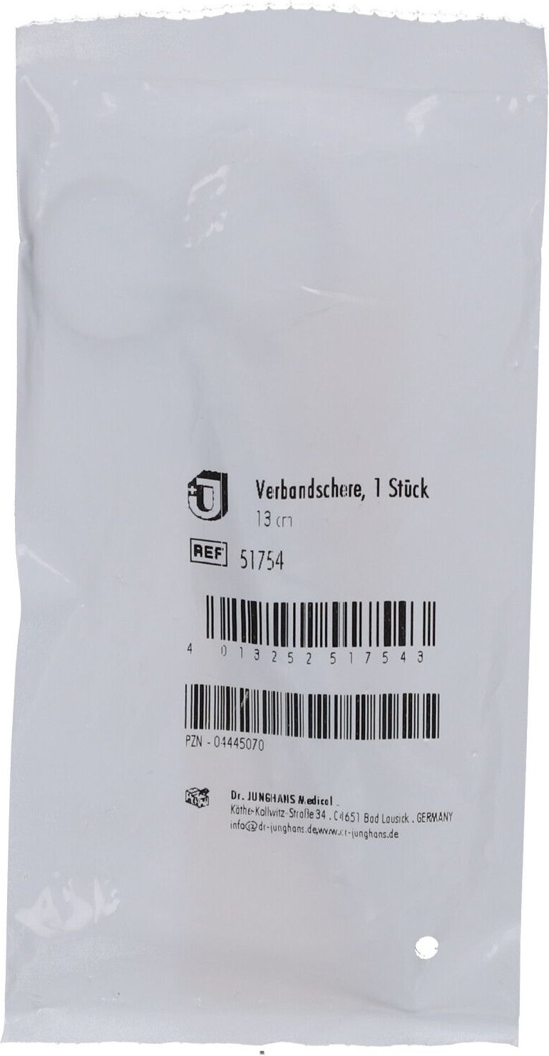 Verbandschere spitz/stumpf 13 cm 1 St Schere