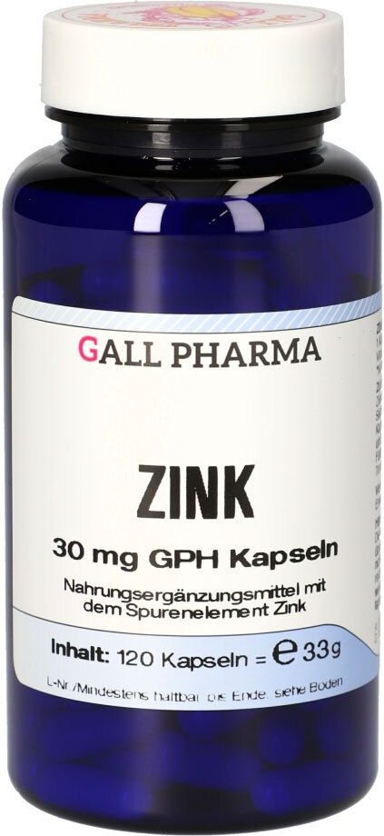Zink 30 mg GPH Kapseln 120 St