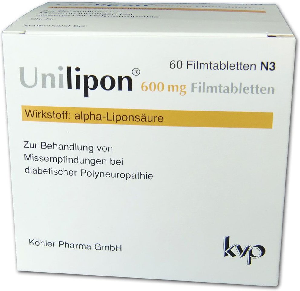 Thumbnail - Unilipon 600 mg Filmtabletten