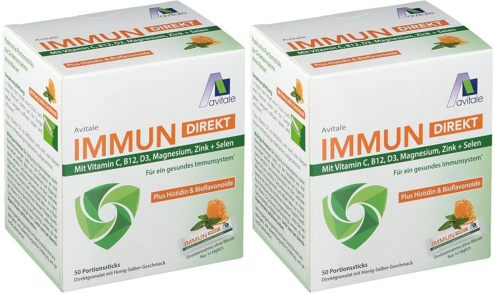 Immun Direkt Sticks 2x 2x50x2,2 g Granulat