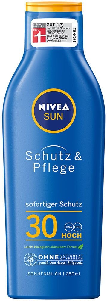 Nivea SUN pflegende Sonnenmilch LSF 30 250 ml Milch