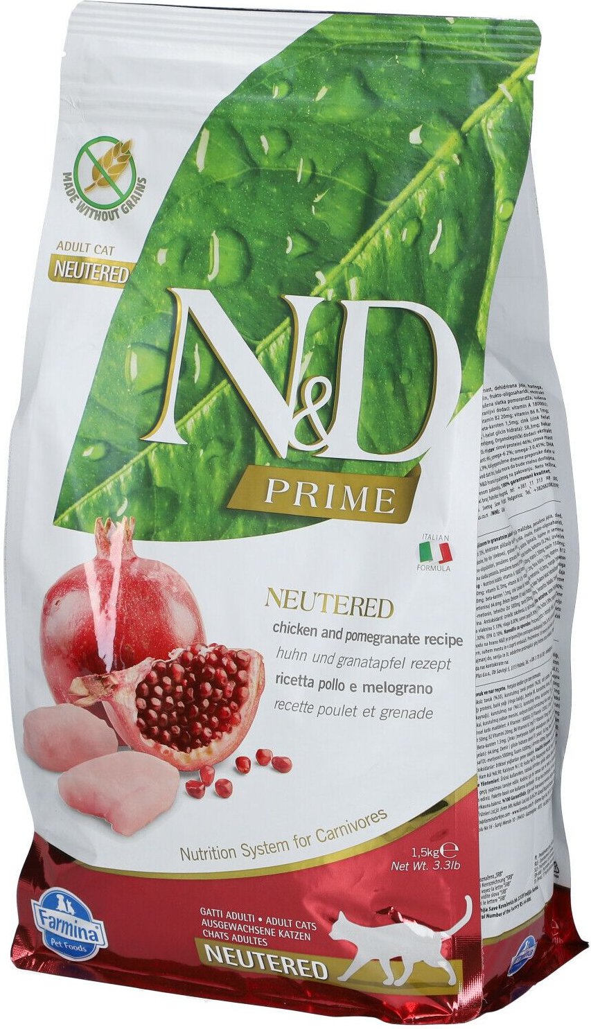 Thumbnail - N&D CAT Neutered Pollo&Mel1,5K 1500 g Pellets